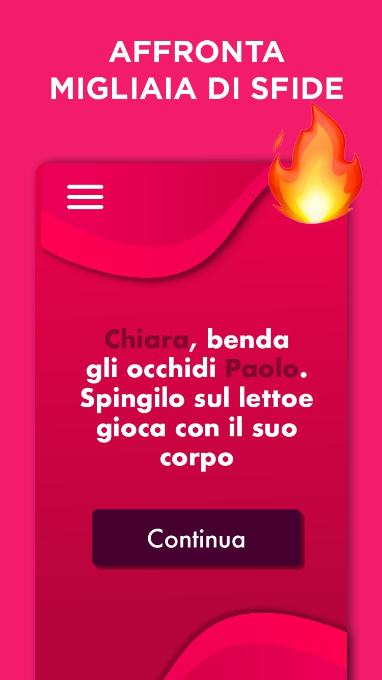 Gioco Coppia – Applicazione d’Obbligo o Verità per le coppie - Hot & Sexy